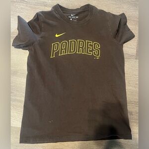 Nike Black Short Sleeve Padres Tee